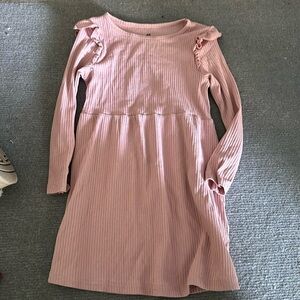 Girls Ribbed Dress